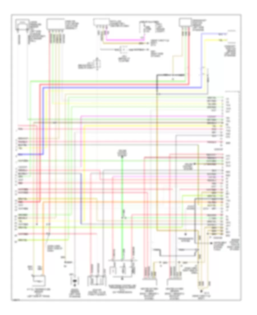 2 4L Engine Performance Wiring Diagrams Except California 3 of 3 for Toyota Tacoma 2000