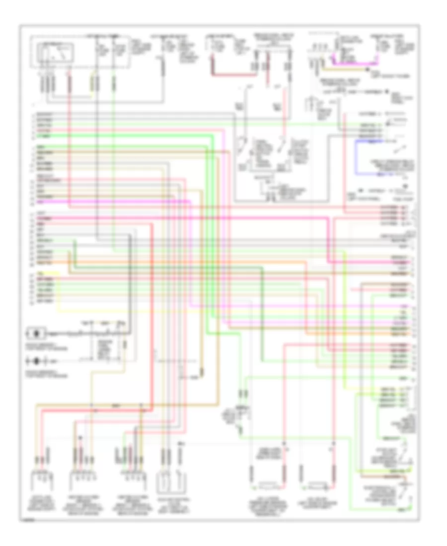3 4L Engine Performance Wiring Diagrams Except California 2 of 3 for Toyota Tacoma 2000