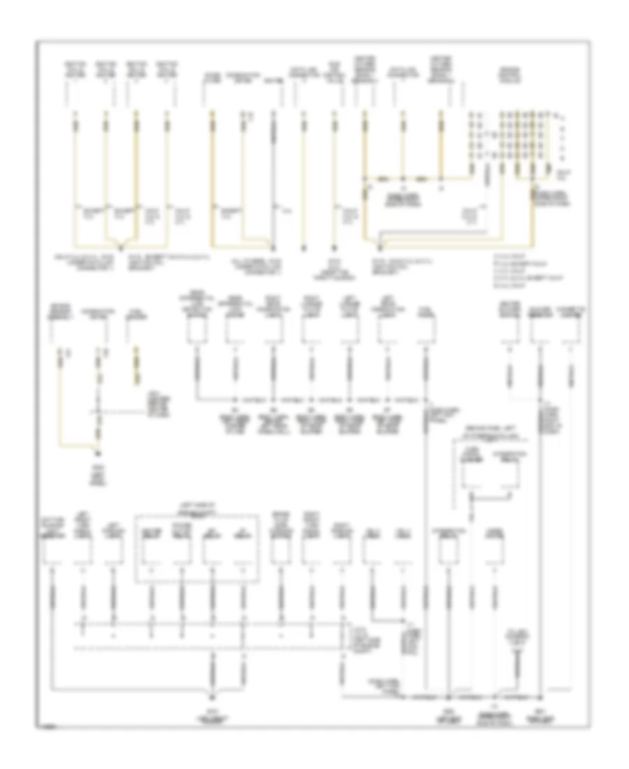 Ground Distribution Wiring Diagram 1 of 2 for Toyota Tacoma 2000