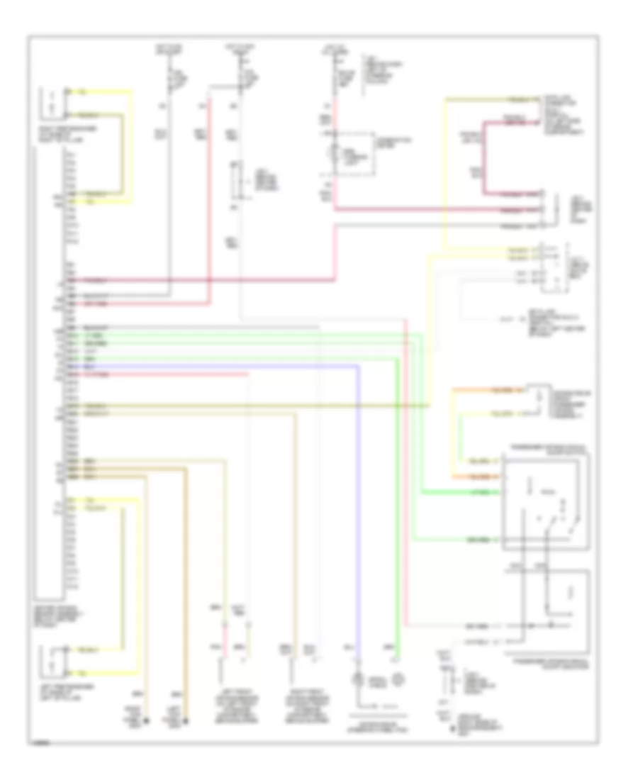Supplemental Restraint Wiring Diagram for Toyota Tacoma 2000