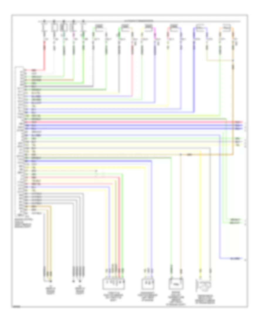 5.7L Flex Fuel, AT Wiring Diagram (1 of 3) for Toyota Tundra 2012