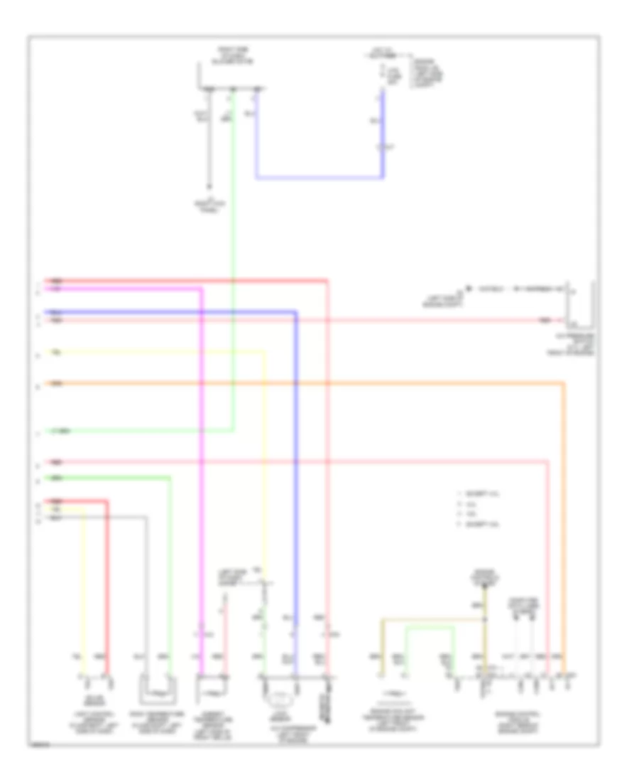 Automatic AC Wiring Diagram (2 of 2) for Toyota Tundra 2012