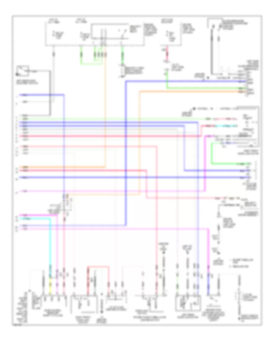 Forced Entry Wiring Diagram (2 of 2) for Toyota Tundra 2012