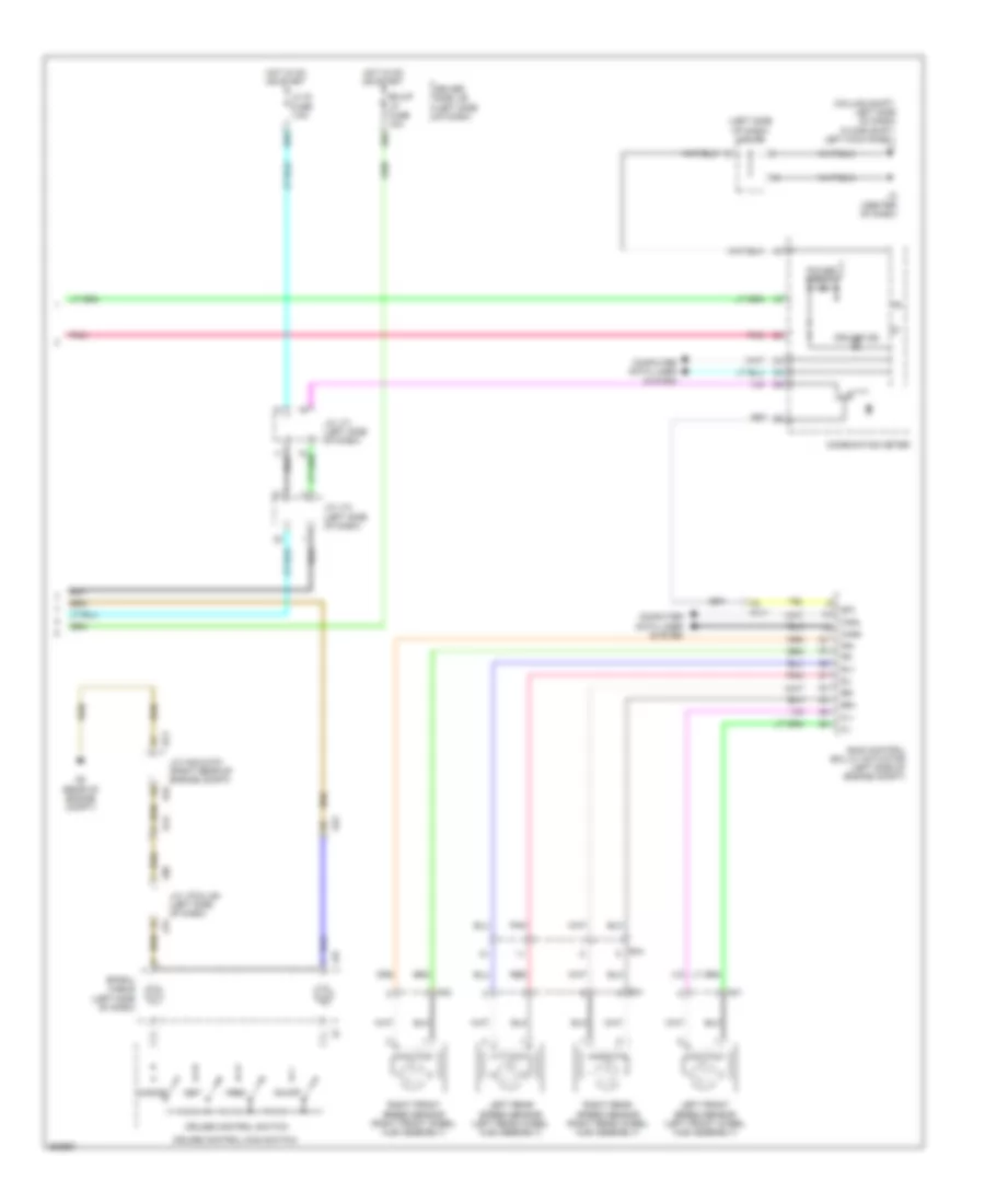 4.0L, Cruise Control Wiring Diagram (2 of 2) for Toyota Tundra 2012