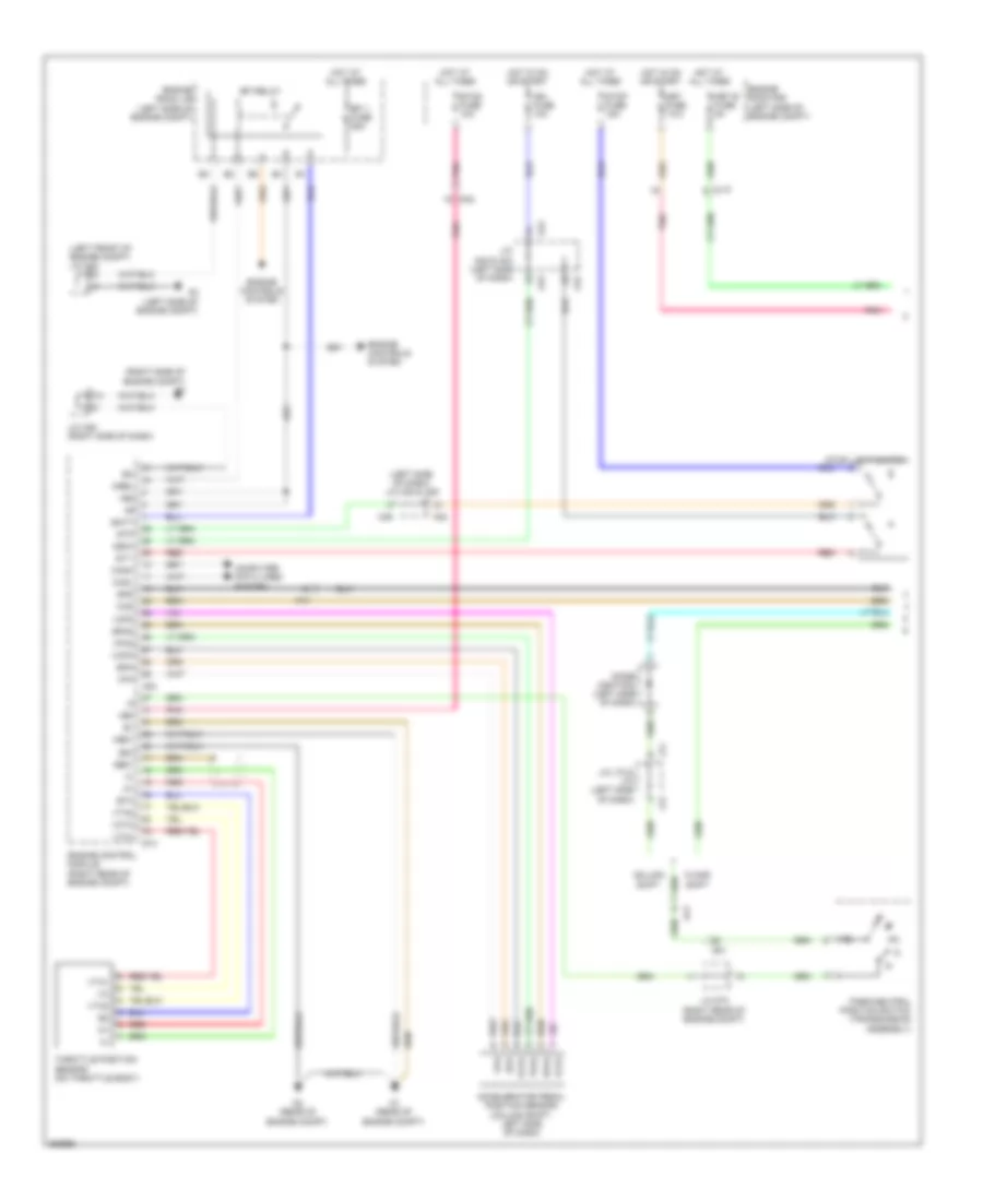 4.6L, Cruise Control Wiring Diagram (1 of 2) for Toyota Tundra 2012
