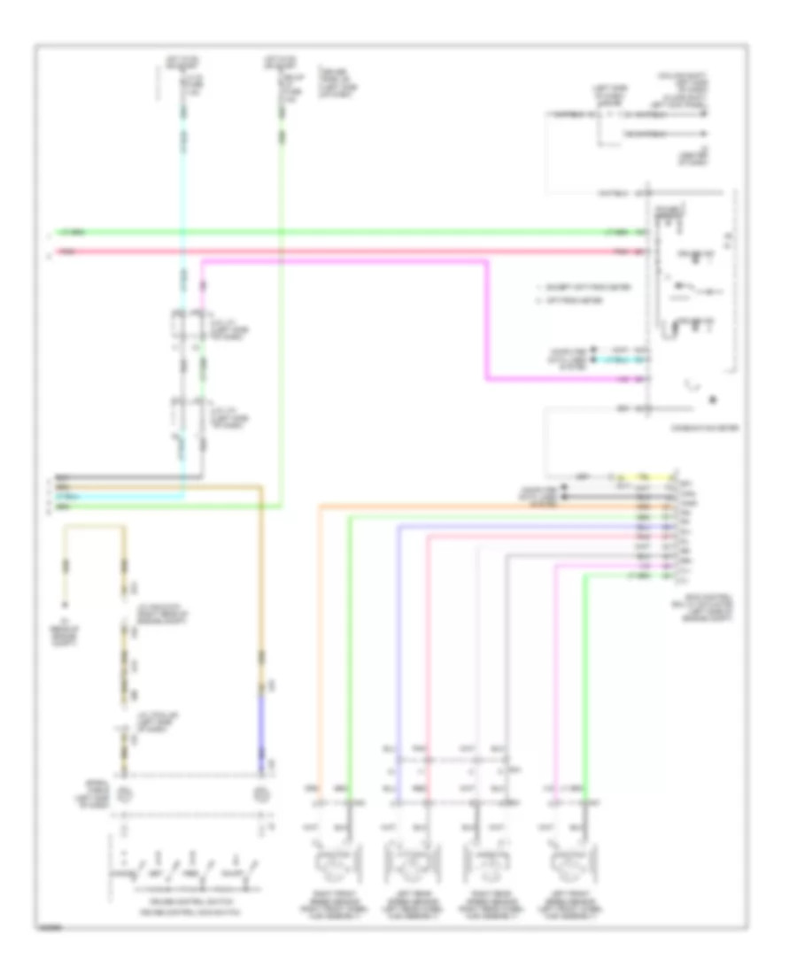4.6L, Cruise Control Wiring Diagram (2 of 2) for Toyota Tundra 2012