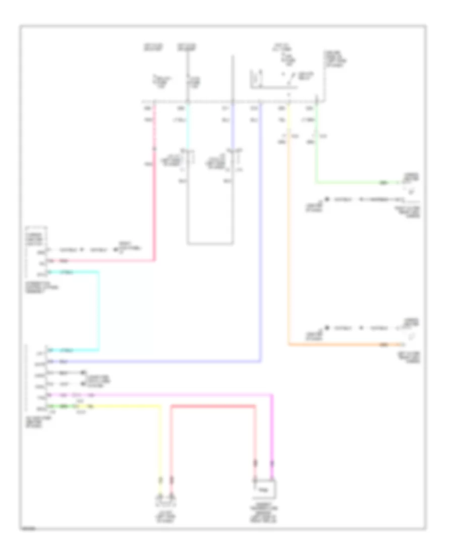 Heated Mirrors Wiring Diagram for Toyota Tundra 2012