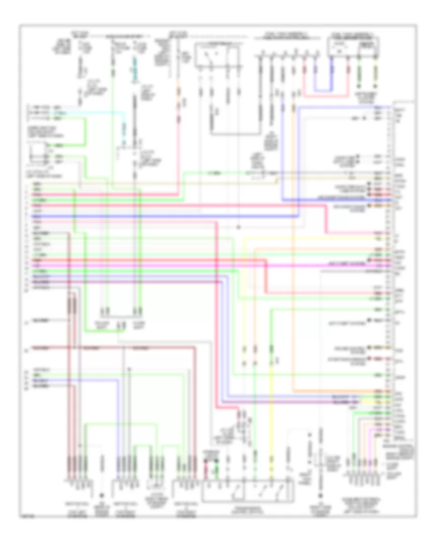 4.0L, Engine Performance Wiring Diagram (6 of 6) for Toyota Tundra 2012