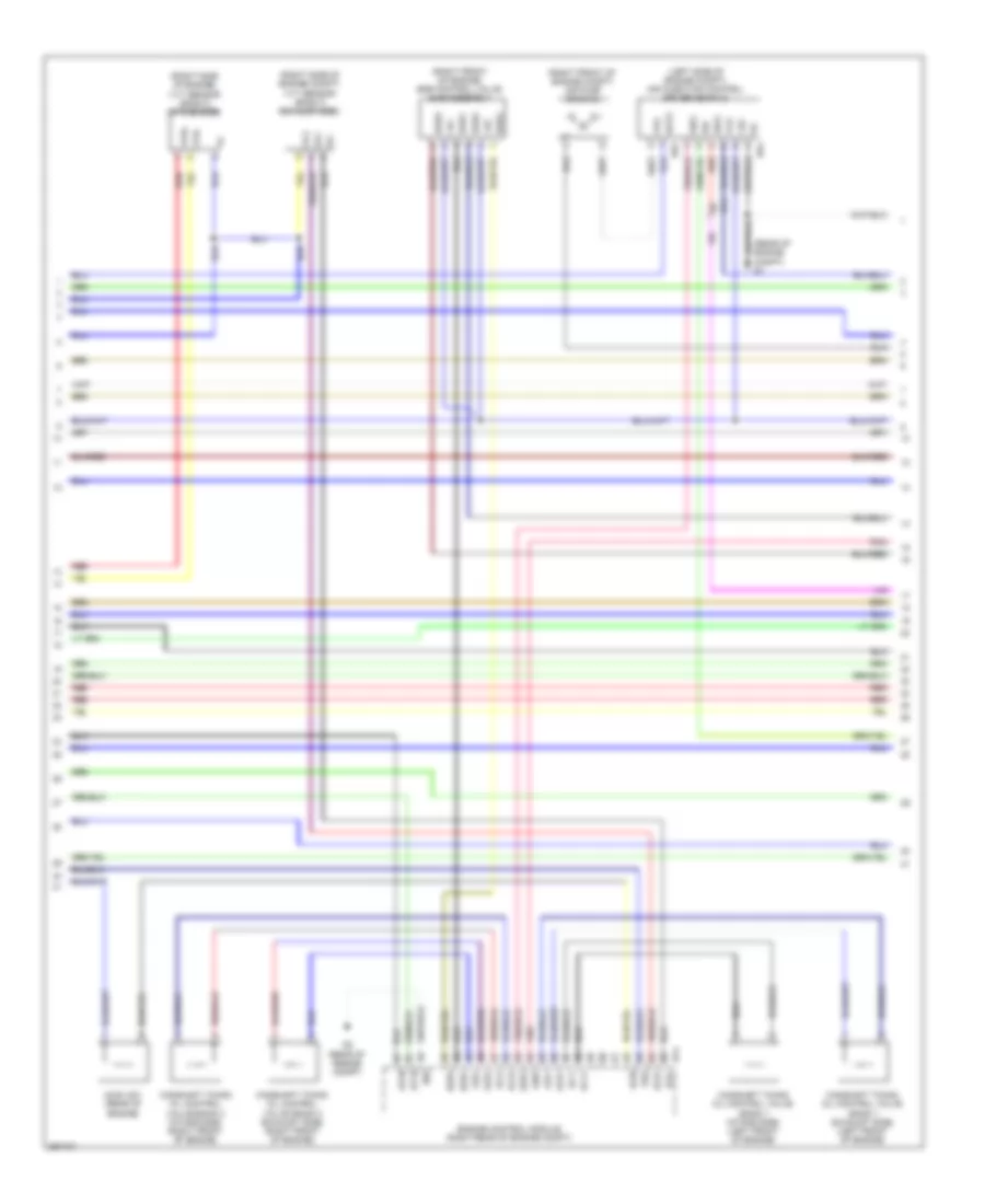 4.6L, Engine Performance Wiring Diagram (3 of 8) for Toyota Tundra 2012