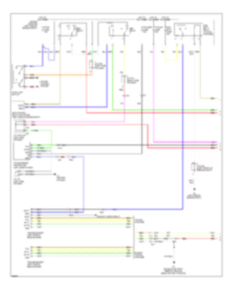 Trailer Tow Wiring Diagram 1 of 2 for Toyota Tundra 2012