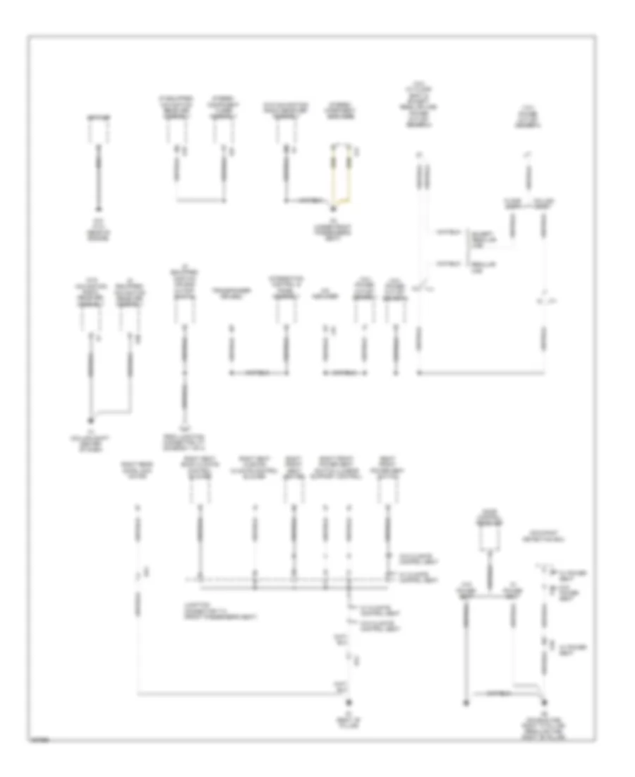 Ground Distribution Wiring Diagram 3 of 4 for Toyota Tundra 2012
