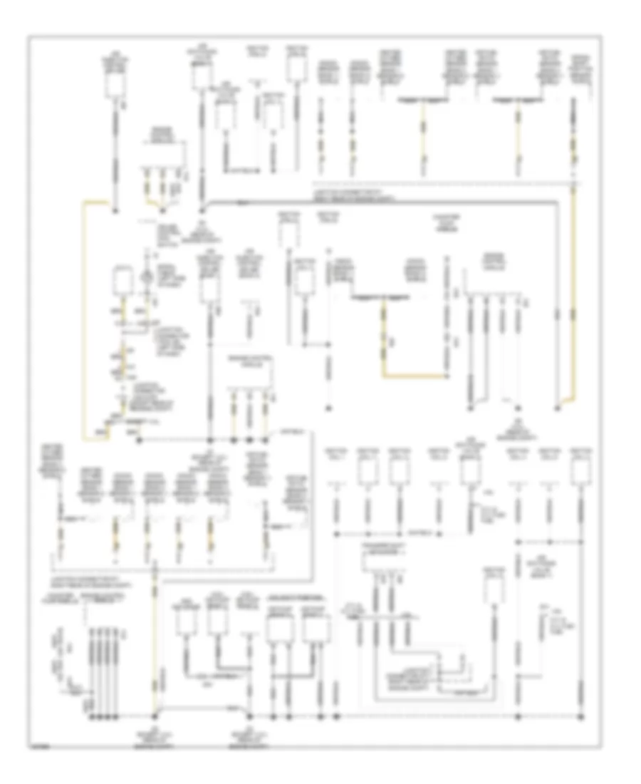 Ground Distribution Wiring Diagram 4 of 4 for Toyota Tundra 2012
