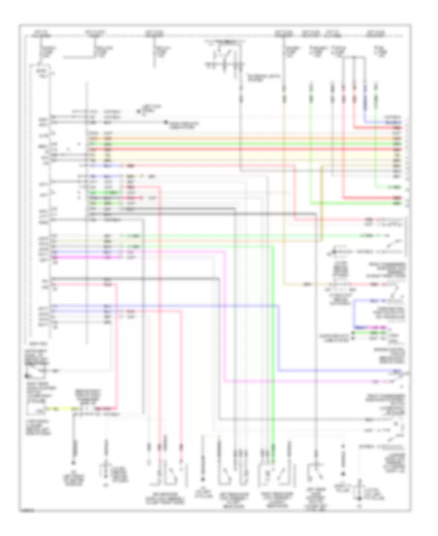 Power Door Locks Wiring Diagram with Smart Key System 1 of 4 for Toyota Avalon XL 2006