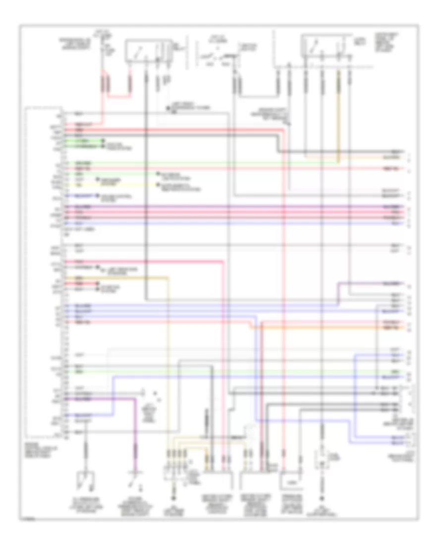 1 8L Engine Performance Wiring Diagram Except XRS 1 of 3 for Toyota Matrix XR 2004