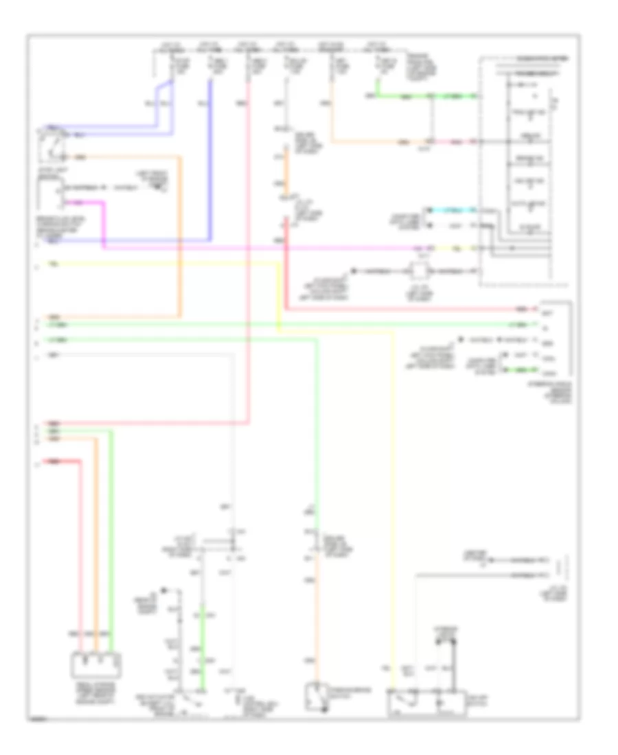 Anti-lock Brakes Wiring Diagram (2 of 2) for Toyota Tundra Limited 2012