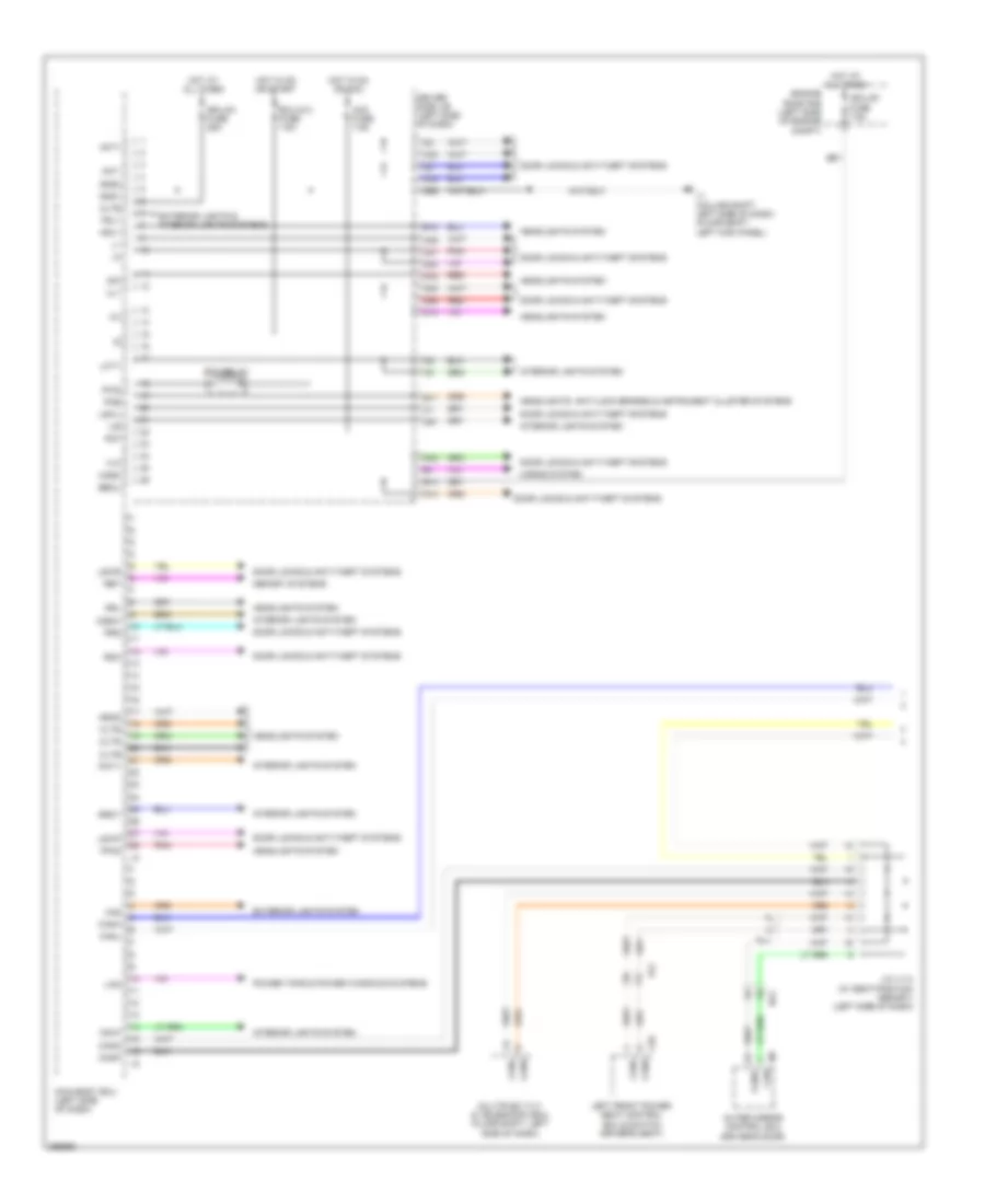 Body ECU Wiring Diagram 1 of 2 for Toyota Tundra Limited 2012