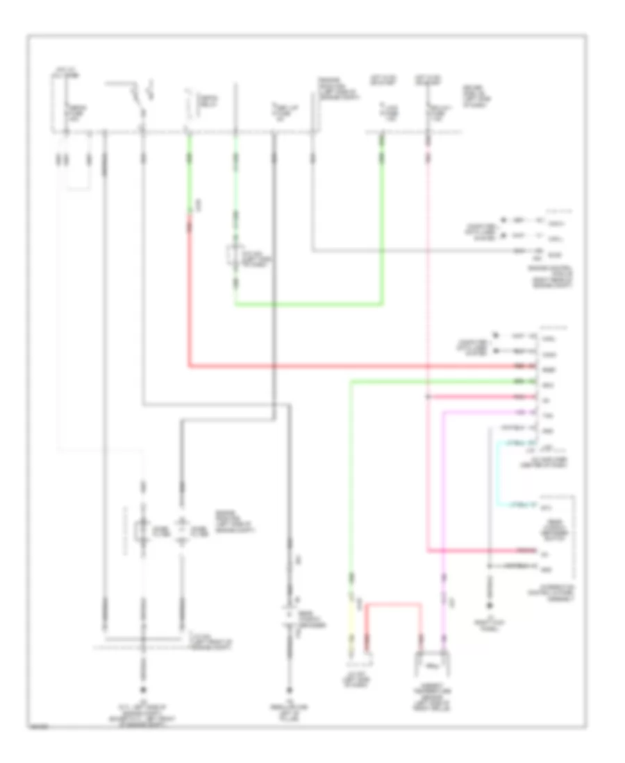 Rear Defogger Wiring Diagram for Toyota Tundra Limited 2012
