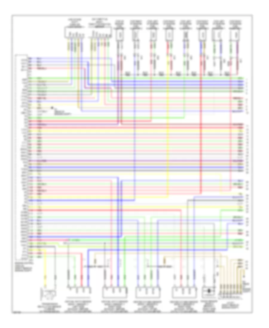 4.6L, Engine Performance Wiring Diagram (1 of 8) for Toyota Tundra Limited 2012