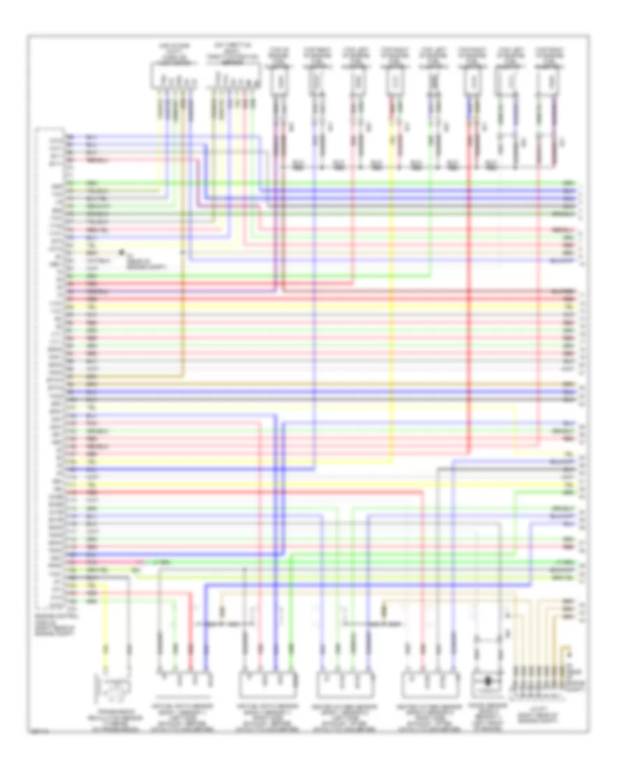 5.7L Flex Fuel, Engine Performance Wiring Diagram (1 of 7) for Toyota Tundra Limited 2012