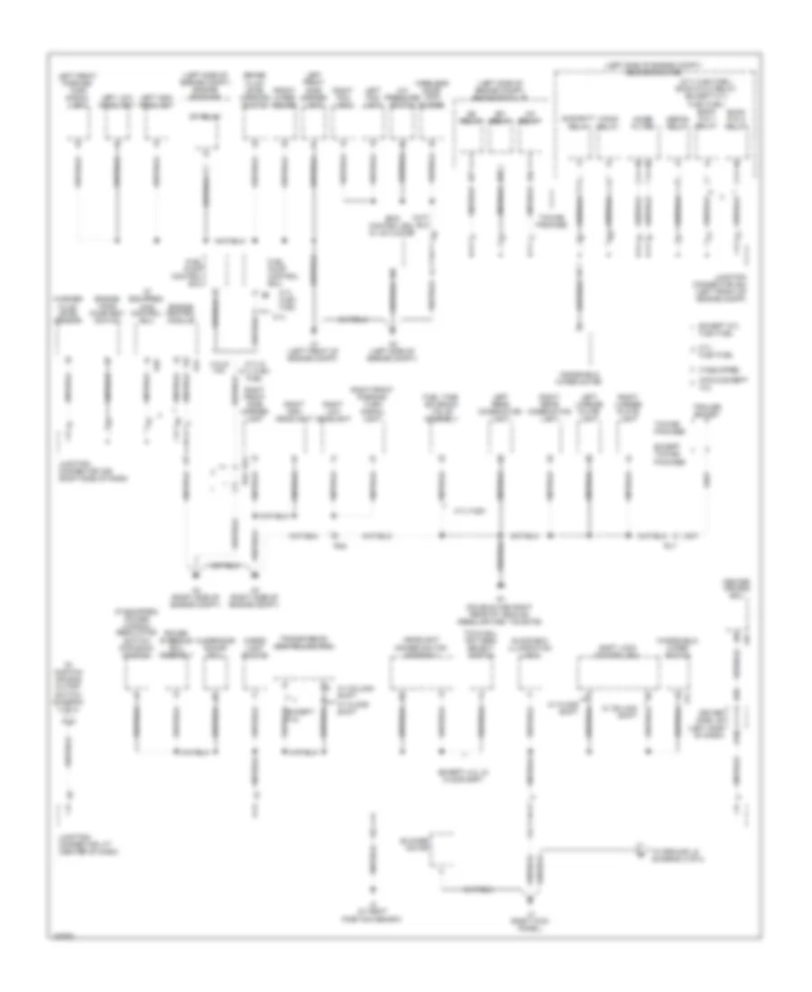 Ground Distribution Wiring Diagram 1 of 4 for Toyota Tundra Limited 2012