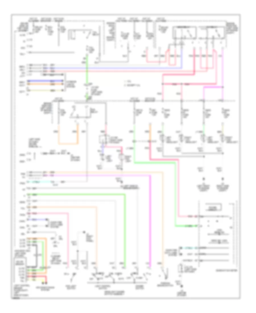Headlights Wiring Diagram for Toyota Tundra Limited 2012