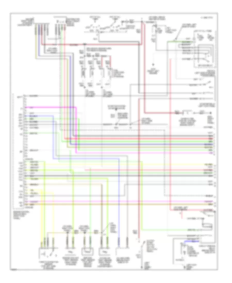 2.7L, Engine Performance Wiring Diagrams, MT (1 of 3) for Toyota T100 1997