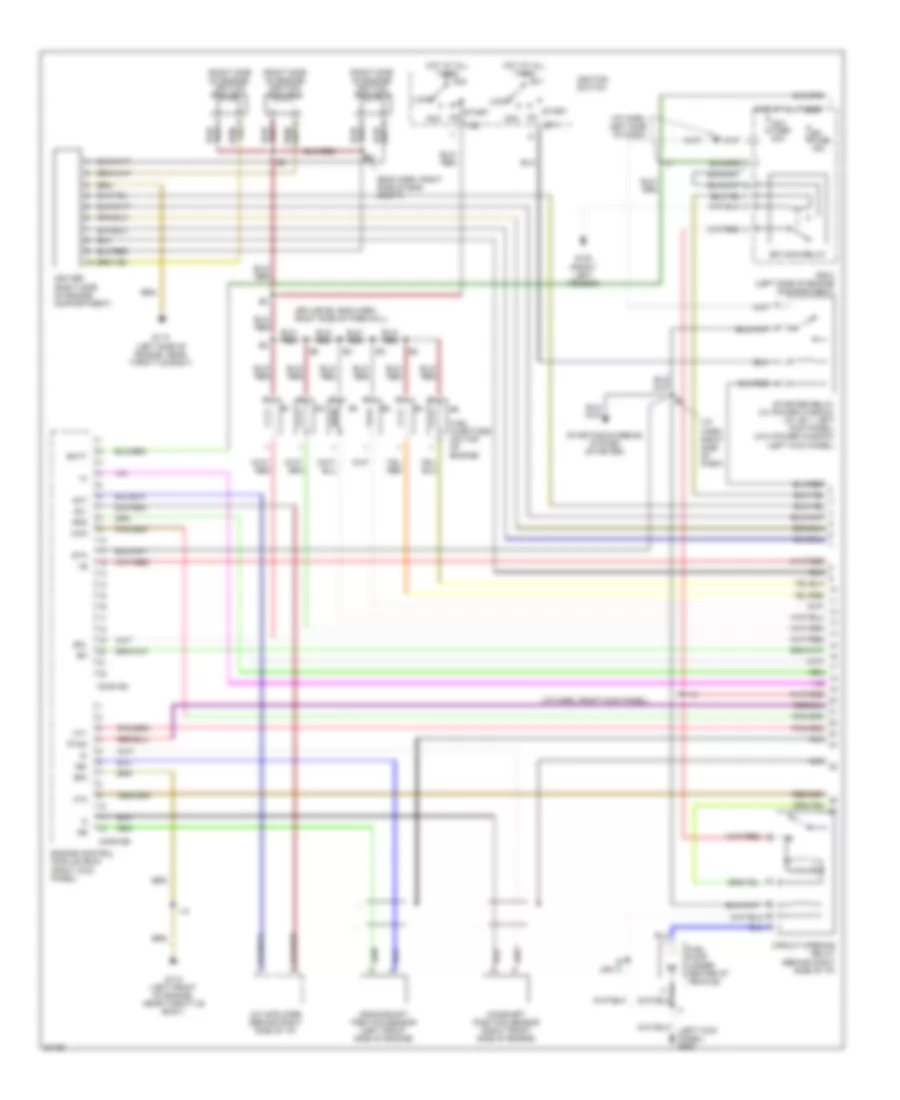 3.4L, Engine Performance Wiring Diagrams, MT (1 of 4) for Toyota T100 1997