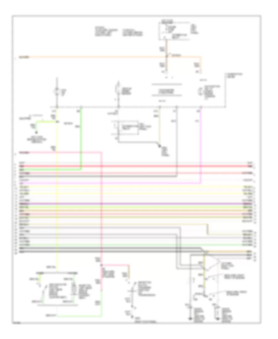 3.4L, Engine Performance Wiring Diagrams, MT (3 of 4) for Toyota T100 1997