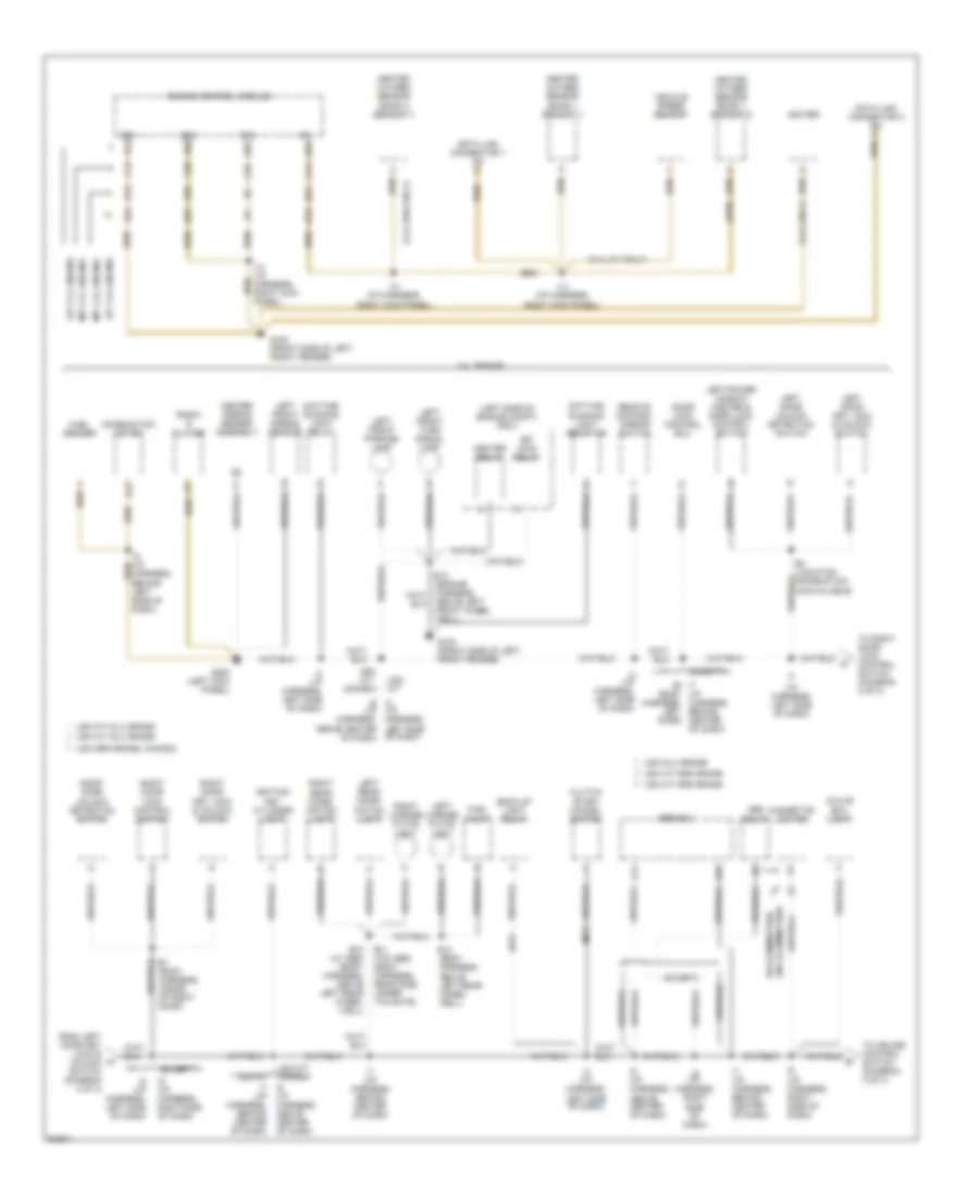 Ground Distribution Wiring Diagram (2 of 3) for Toyota T100 1997