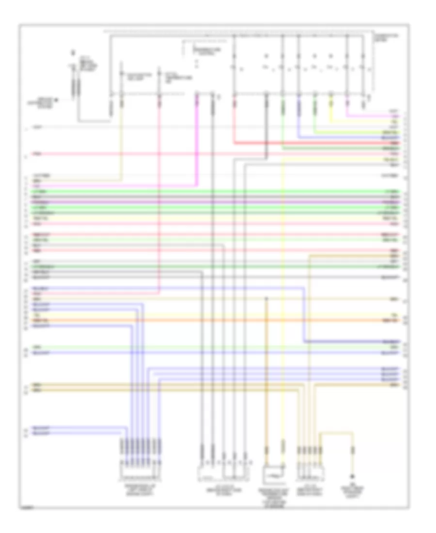 4.0L, Engine Performance Wiring Diagram (5 of 7) for Toyota Tacoma PreRunner 2010