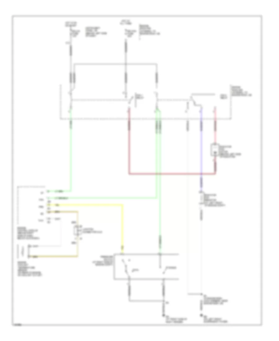 Cooling Fan Wiring Diagram for Toyota Matrix XRS 2004