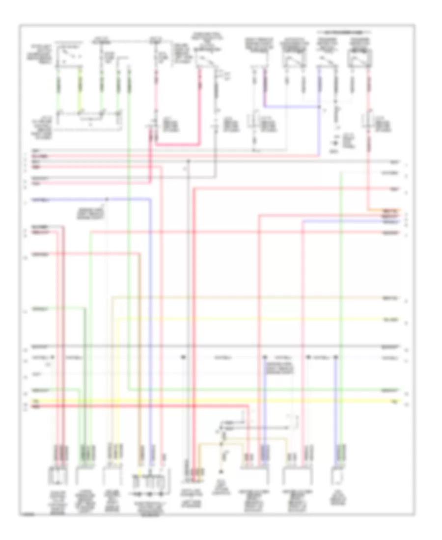 3.4L, Engine Performance Wiring Diagrams, Except California (2 of 3) for Toyota Tundra 2000