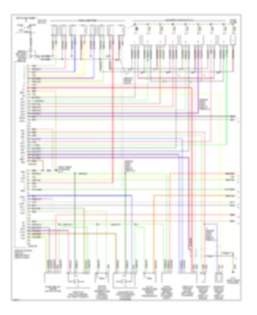 4.7L, Engine Performance Wiring Diagrams (1 of 3) for Toyota Tundra 2000