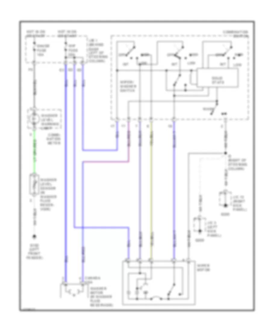 дворник/Шайба, С Неустойчивый для Toyota Tundra 2000