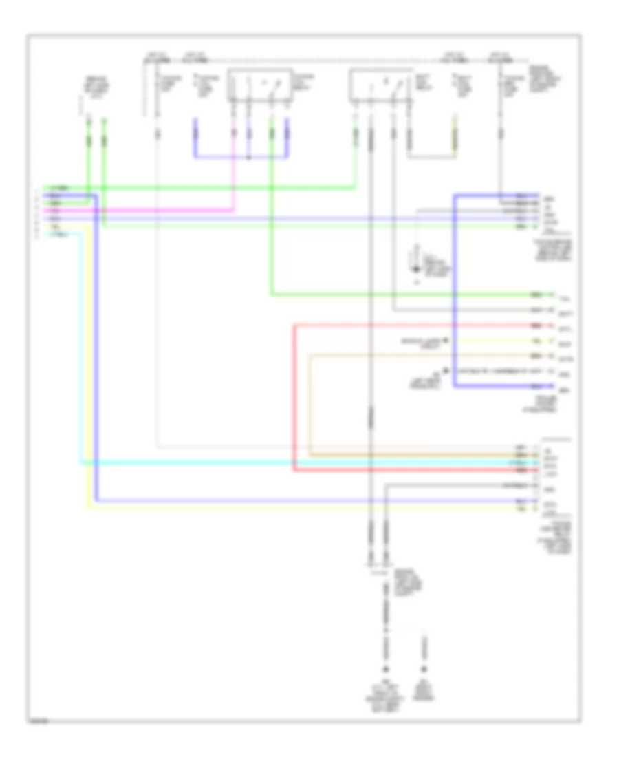 Exterior Lamps Wiring Diagram with Trailer Tow 3 of 3 for Toyota Tacoma X Runner 2010