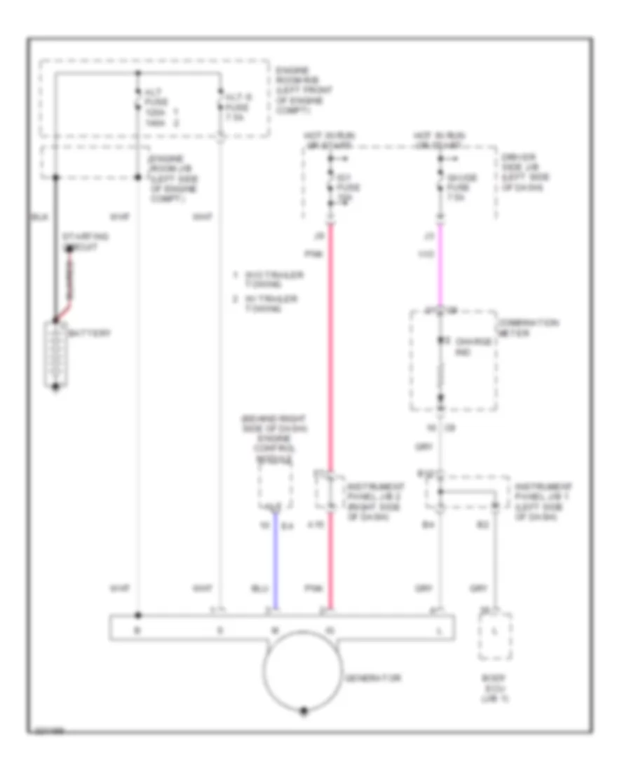 2 7L Charging Wiring Diagram for Toyota Tacoma X Runner 2010
