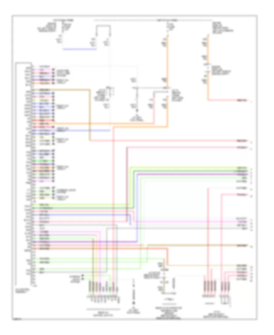 Automatic A C Wiring Diagram Rear 1 of 2 for Toyota Sienna LE 2008