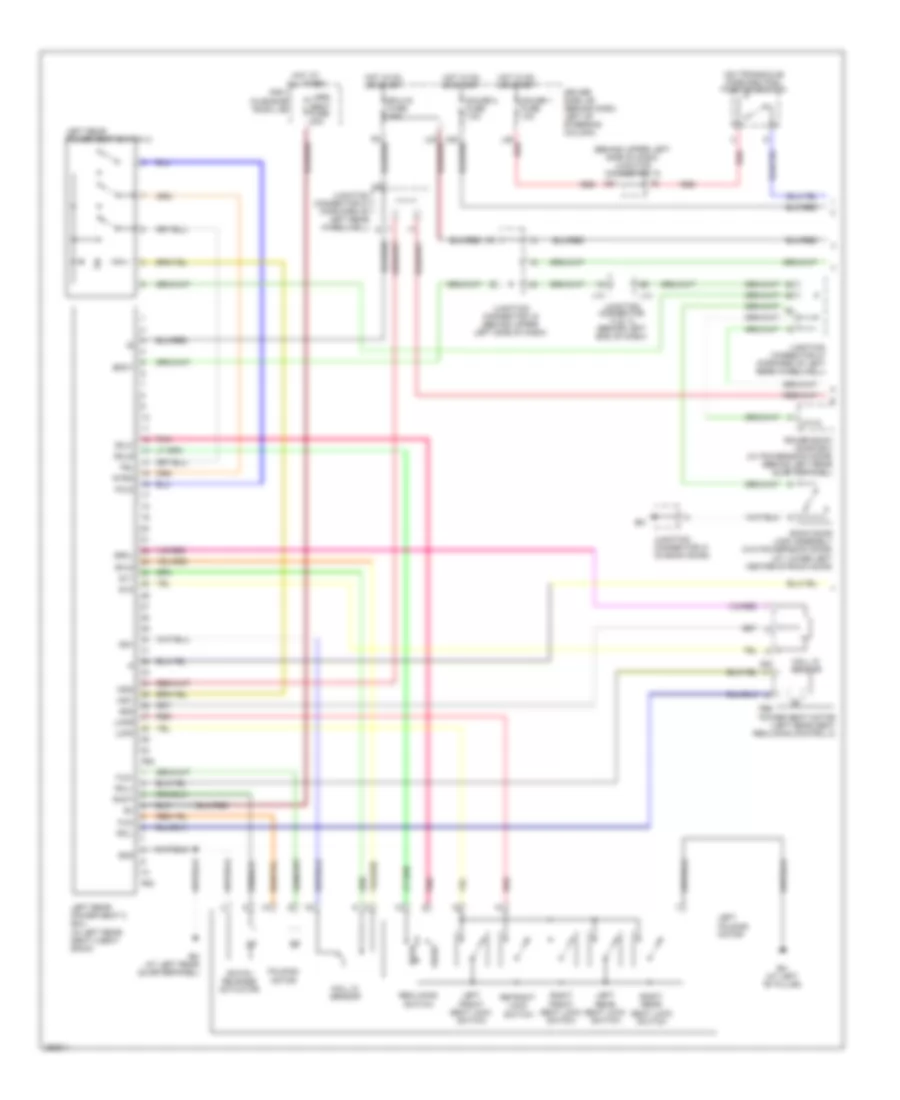 Rear Power Seat 2 Wiring Diagram (1 of 2) for Toyota Sienna LE 2008