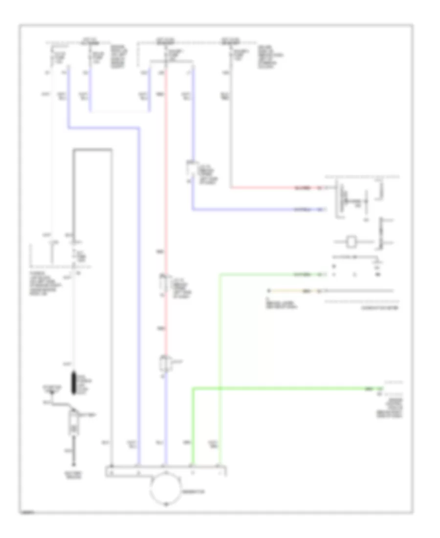 Charging Wiring Diagram for Toyota Sienna LE 2008