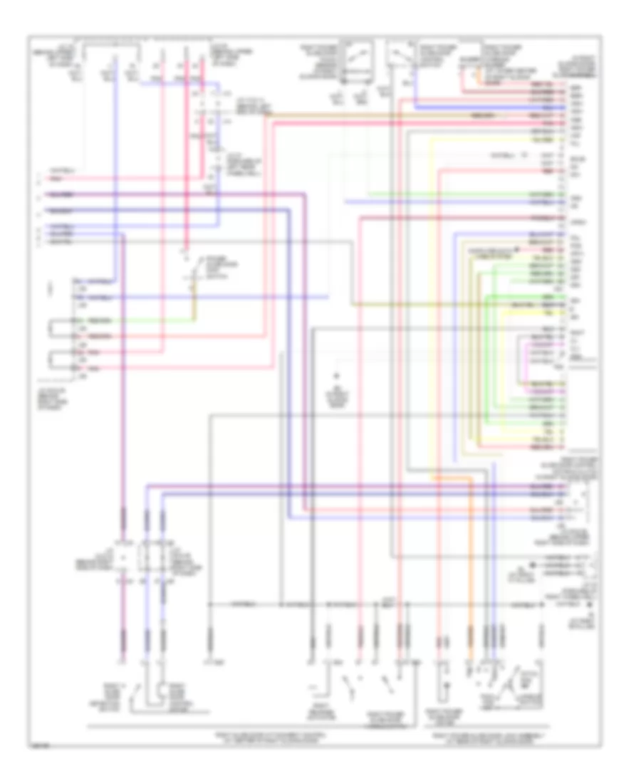 Power Sliding Door Wiring Diagram (2 of 2) for Toyota Sienna LE 2008