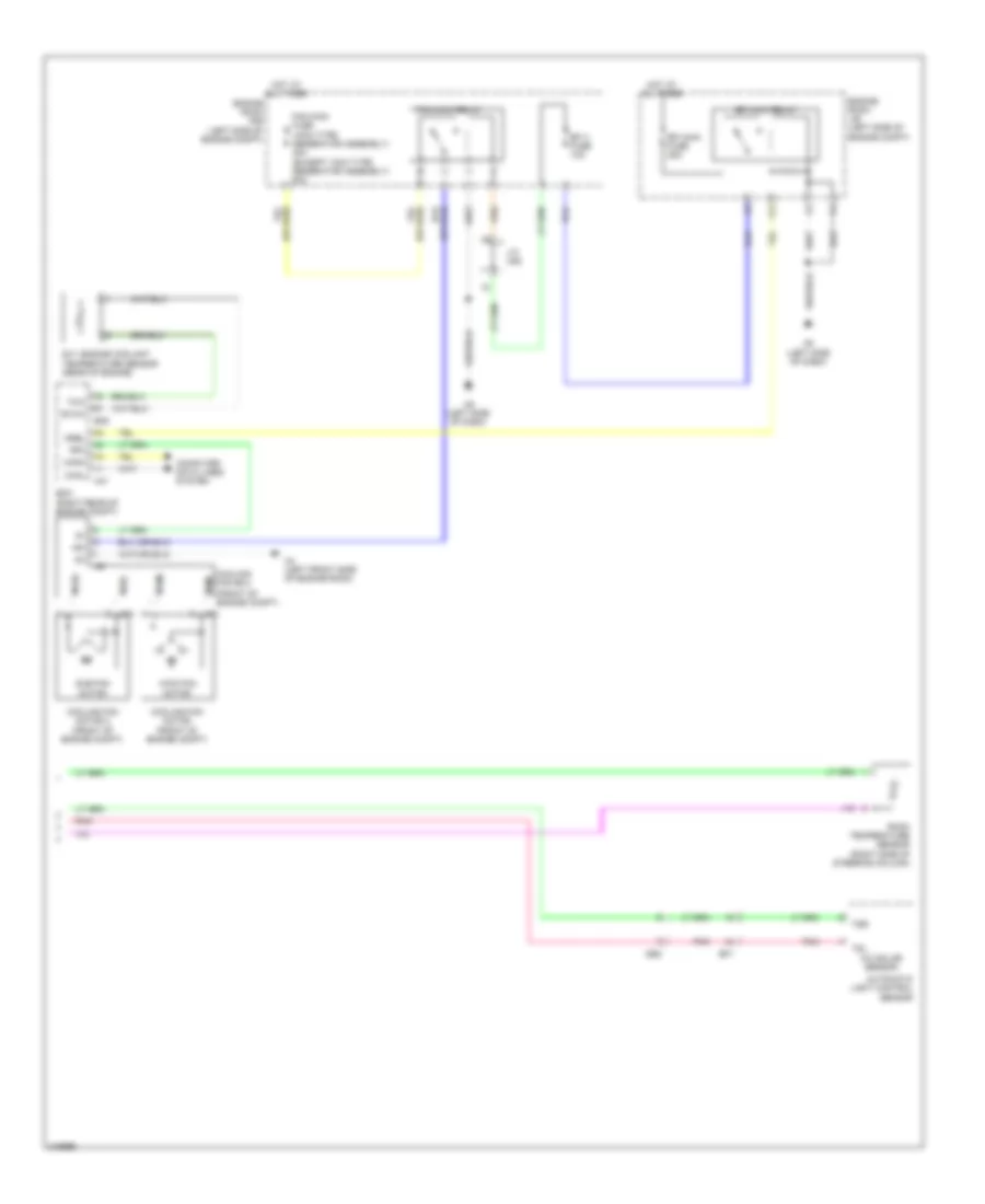 3.5L, Automatic AC Wiring Diagram (2 of 2) for Toyota Venza LE 2012