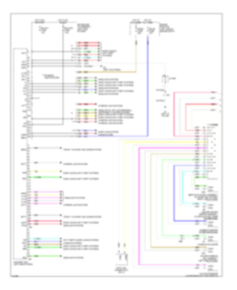 Body Control Modules Wiring Diagram 1 of 2 for Toyota Venza LE 2012