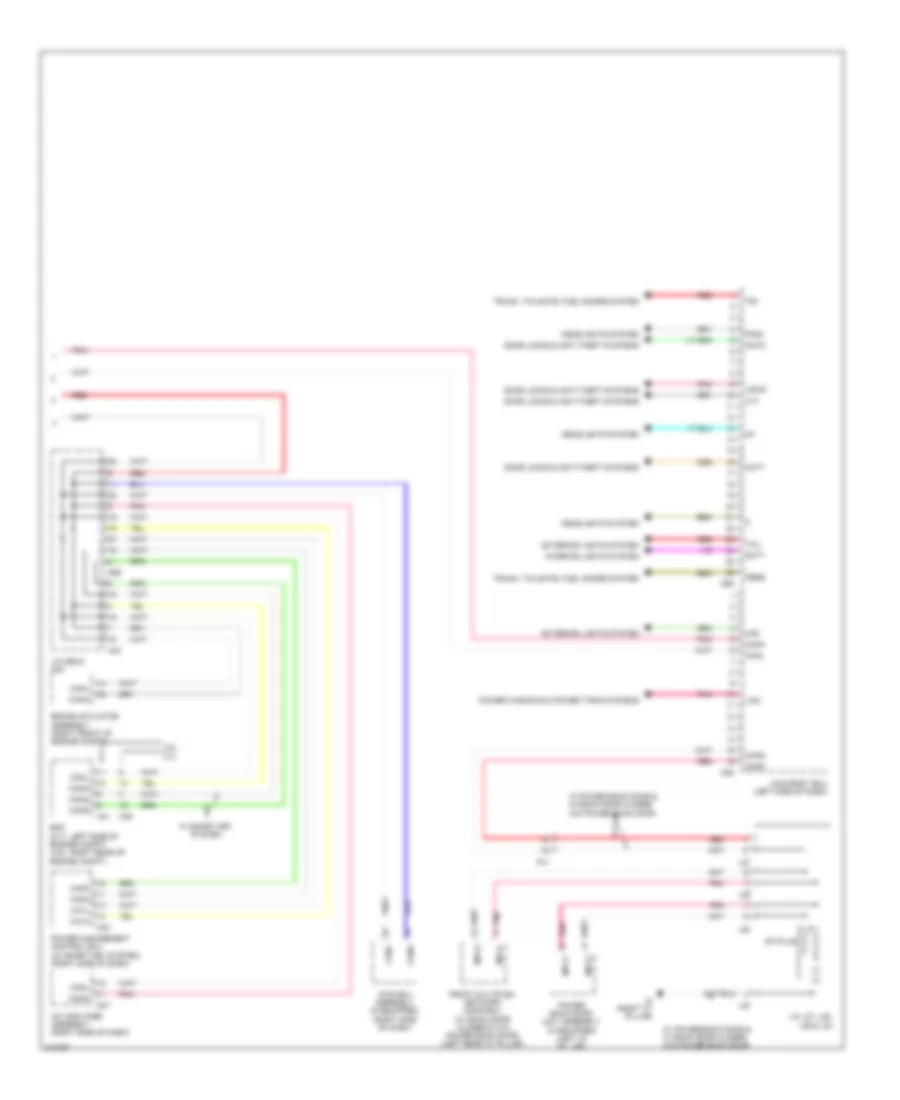 Body Control Modules Wiring Diagram 2 of 2 for Toyota Venza LE 2012