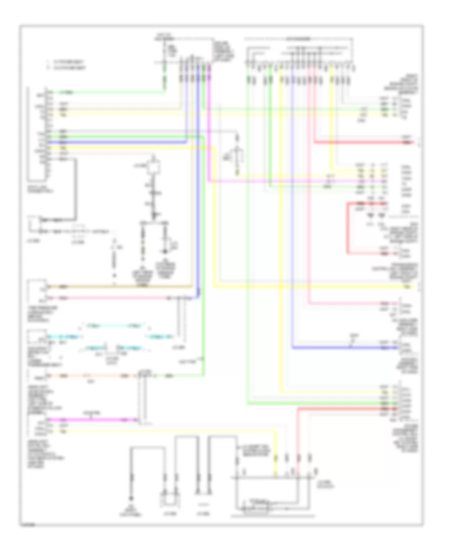 Computer Data Lines Wiring Diagram 1 of 2 for Toyota Venza LE 2012