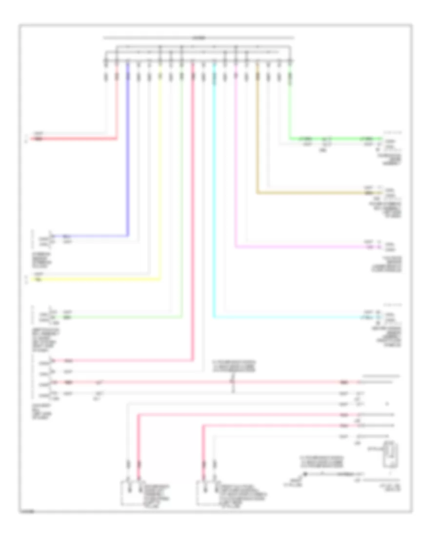 Computer Data Lines Wiring Diagram 2 of 2 for Toyota Venza LE 2012