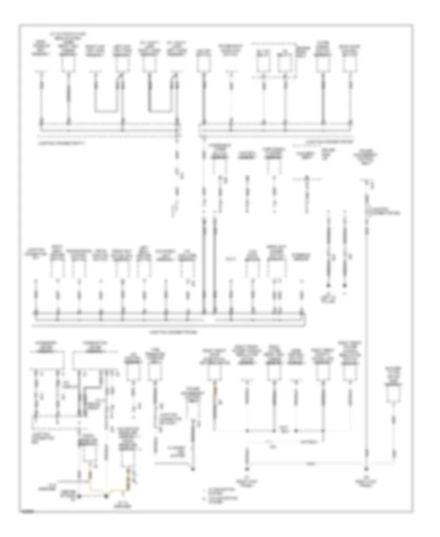 Ground Distribution Wiring Diagram (4 of 4) for Toyota Venza LE 2012