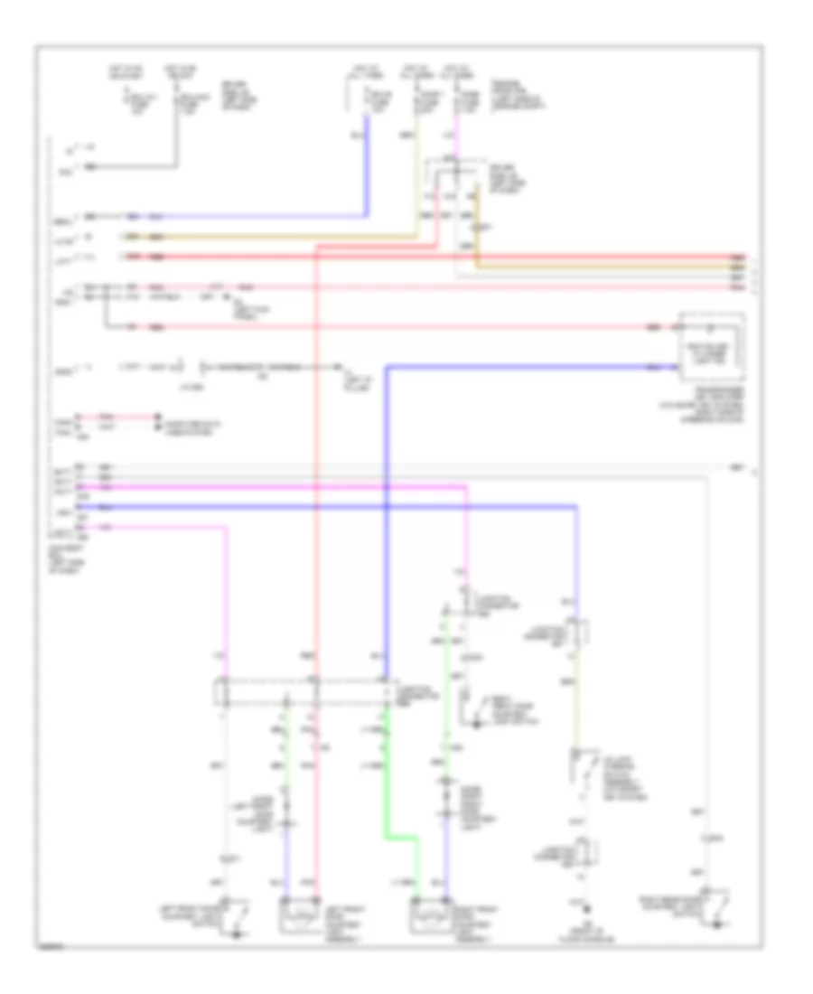 Courtesy Lamps Wiring Diagram 1 of 2 for Toyota Venza LE 2012