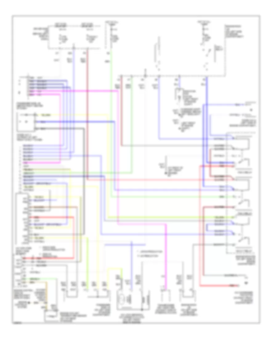 2.4L, Manual AC Wiring Diagram (2 of 2) for Toyota Camry 2006