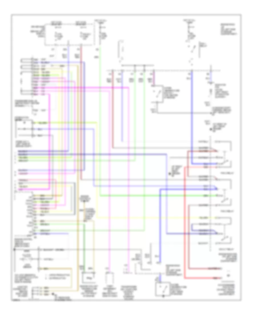 3 0L Automatic A C Wiring Diagram 2 of 2 for Toyota Camry 2006