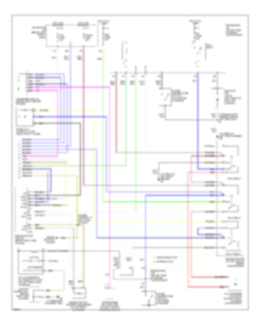 3.0L, Manual AC Wiring Diagram (2 of 2) for Toyota Camry 2006